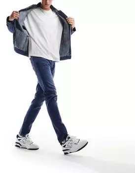 Голубые узкие джинсы Jack & Jones glenn