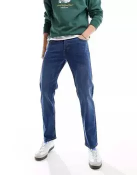 Голубые зауженные джинсы Jack & Jones Mike