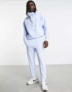 Голубые зауженные джоггеры с молнией Nike circa pack