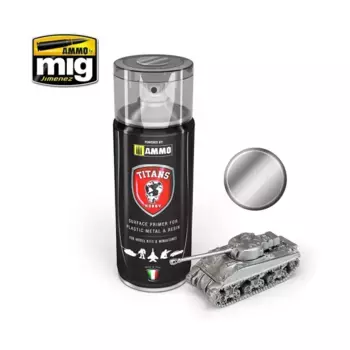 Голый металл, матовый, Titans Hobby - Spray Primer
