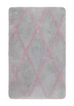 Гомер ЖИВУЩИЙ Коврик для ванной>Сан Боза<Оптика: алмаз Homie Living, серый/розовый