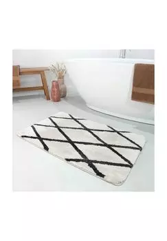 Гомер ЖИВУЩИЙ Коврик для ванной>Сан Боза<Оптика: алмаз Homie Living, wei/ schwarz