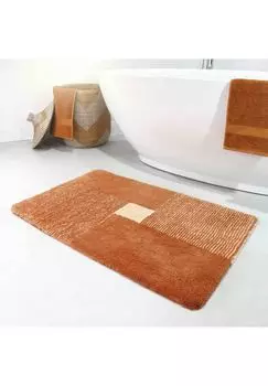 Гомер ЖИВУЩИЙ | Коврик для ванной > Сан-Пьеро < | Ворс: 100% полиэстер | Высота: 30 мм | Оптика: этническая homie LIVING, цвет Terracotta