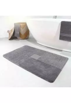Гомер ЖИВУЩИЙ | Коврик для ванной > Сан-Пьеро < | Ворс: 100% полиэстер | Высота: 30 мм | Оптика: этническая homie LIVING, цвет Grau