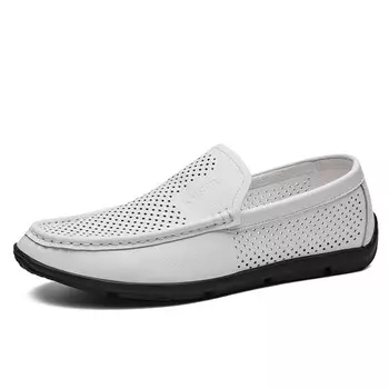 Gommino Лоферы мужские белый Kaiser