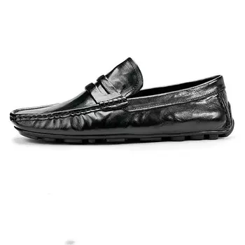 Gommino Лоферы мужские черный Brounvanm