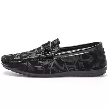 Gommino Лоферы мужские черный Eastern Camel