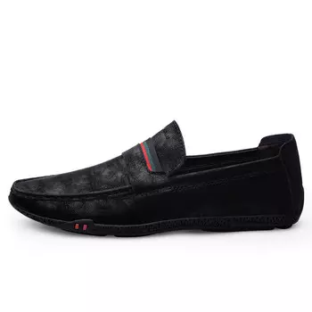 Gommino Лоферы мужские черный Wen Nai