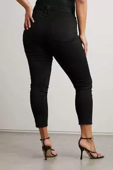 GOOD AMERICAN джинсы скинни Good Legs с высокой посадкой, черный