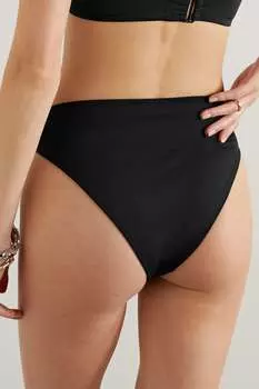 GOOD AMERICAN Плавки бикини Good Compression из эластичной ткани с аквалангом, черный