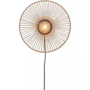 GOOD&MOJO Настенный светильник «HOKKAIDO», 1 лампочка, лампа E27 | без лампочек, устойчивый, коричневый