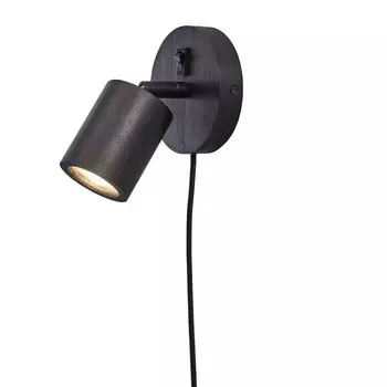 GOOD&MOJO - Настенный светильник Java - Черный бамбук - 12см