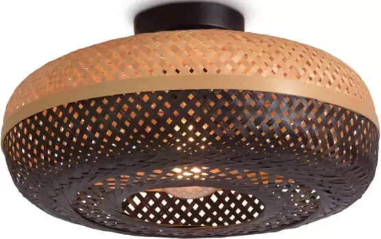 GOOD&MOJO Потолочный светильник "Палаван", лампа E27 | без лампочек 40 см, Высота: 17 см, черный