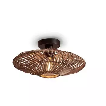 GOOD&MOJO - Потолочный светильник Занзибар - ротанг - 40см, коричневый