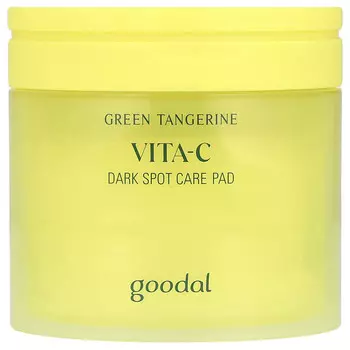Goodal, Green Tangerine Vita-C - салфетки для ухода за темными пятнами, 70 шт.