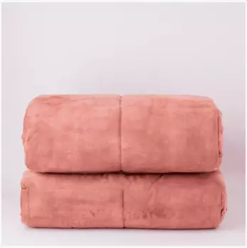 Goodly 1 квадратное бархатное одеяло «Ривьера» Riviera, белый