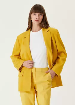 Горчичная куртка оверсайз Sorbe