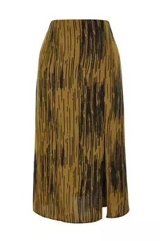 Горчичная юбка Trendyol, желтый