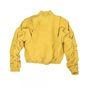 Горчично-желтый замшевый бомбер Rhude, желтый