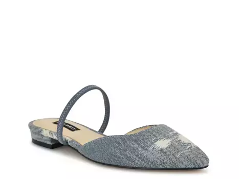 Gorga Mary Jane Мюли Nine West, Blue Denim