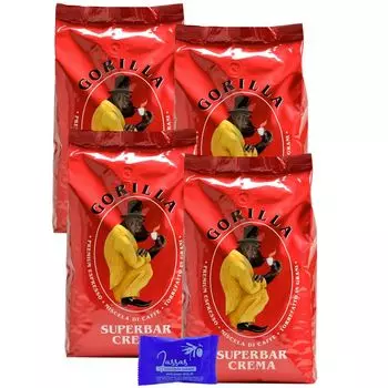 Gorilla Super Bar Crema 4x 1000г Жорж + выпечка Жассас