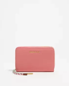Горизонтальный нейлоновый женский кошелек Bimba y Lola, розовый