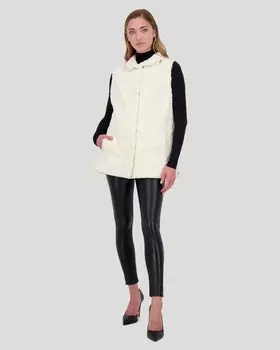 Горизонтальный жилет из ягненка GORSKI, бежевый