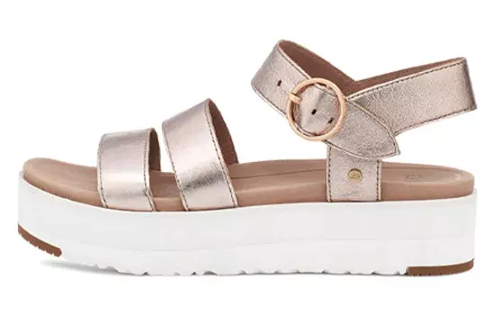 Горки женские розовое золото/белый Ugg