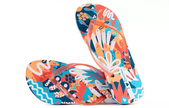 Горки женские синие/красные/оранжевые Ipanema
