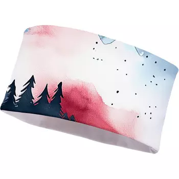 Горная акварельная повязка на голову Chillaz, сине-красный