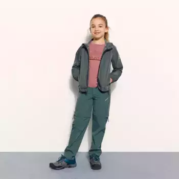 Горная футболка с длинным рукавом для девочек Mountain PRO, белый