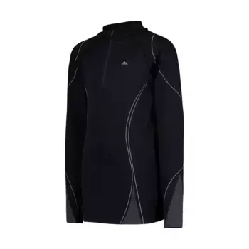 Горная горная рубашка Mountain Pro для мальчиков на полумолнии, чёрный