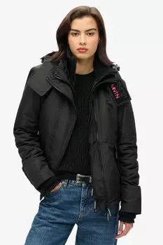 Горная ветровка с капюшоном Superdry, черный