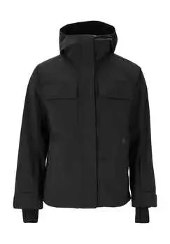 Горнолыжная куртка Azuga с водонепроницаемостью 15 000 мм водяного столба Sos, черный