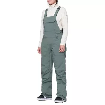 Горнолыжные брюки с подтяжками 686 Black Magic Insulated, зеленый