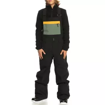 Горнолыжные брюки с подтяжками Quiksilver Mash Up, черный