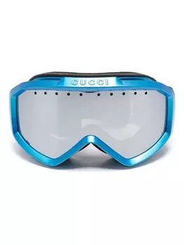 Горнолыжные очки Gucci Eyewear Sylvie-Web с полосками, синий