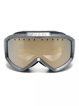 Горнолыжные очки с тисненым логотипом Gucci Eyewear, серый