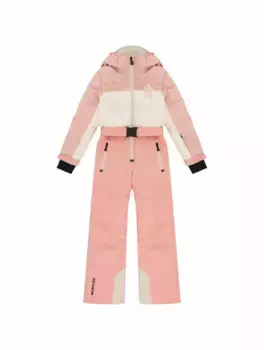 Горнолыжный комбинезон с логотипом Moncler, розовый