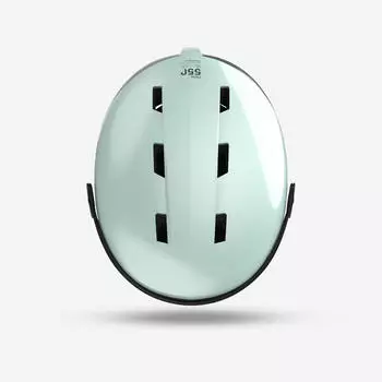 Горнолыжный шлем с козырьком детский - H-KID 550 серый WEDZE, цвет blau