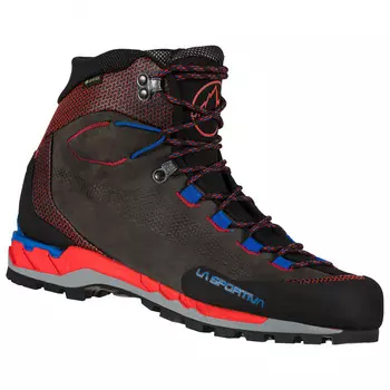 Горные ботинки La Sportiva Trango Tech Leather GTX, цвет Carbon/Goji