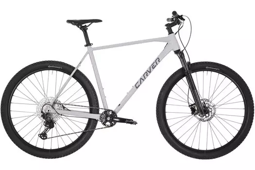 Горный велосипед Carver Strict 160 - 27,5 дюймов - Diamant - 2024, цвет Grau|telegrey/dark grey/neon orange