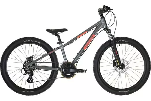 Горный велосипед Carver Strict 24 HD - 24 дюймов - Diamant - 2024, цвет Grau|anthracite/neon orange/black