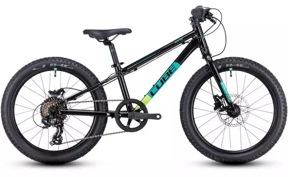 Горный велосипед Cube Acid 200 Disc - 20 дюймов - Diamant - 2023, цвет Schwarz|blackngreen