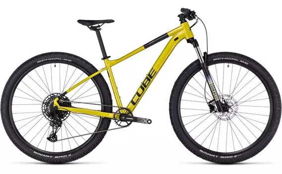 Горный велосипед Cube Analog - 29 дюймов - Diamant - 2023, цвет Grn|flashlimenblack