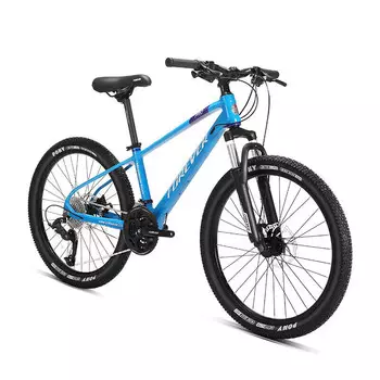 Горный велосипед FOREVER из магниевого сплава 24 дюйма 27 скоростей, лунно-синий