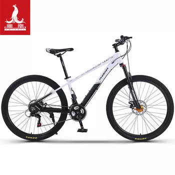 Горный велосипед Phoenix для взрослых, велосипед Shimano с регулируемой скоростью, алюминиевая рама, 27,5 дюймов, 24 скорости, Legend 500, белый, черный