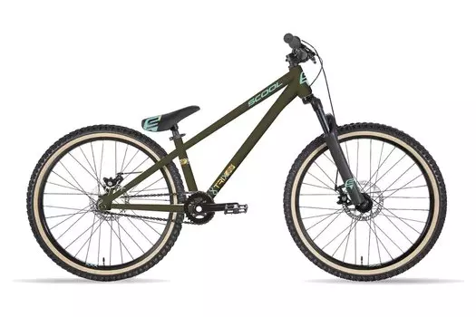 Горный велосипед S'cool XtriX Dirt 24 1-Gang - 24 дюймов - Dirt - 2023, цвет Grn|olive/mint
