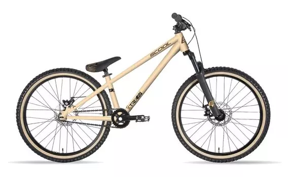 Горный велосипед S'cool XtriX Dirt 24 1-Gang - 24 дюймов - Dirt - 2023, цвет Beige|beige/brown