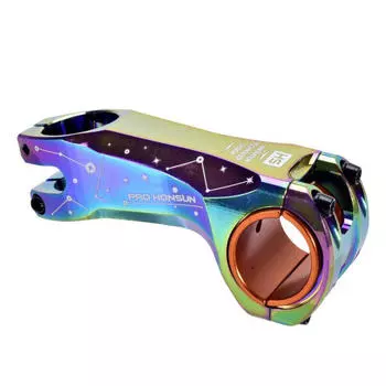 Горный велосипед SHENGXIN, вынос выноса 17 градусов, XC, внедорожная стойка из алюминиевого сплава 555, стиль звездного неба, 17 градусов, 90 мм/фиолетовый, 31,8/35 мм